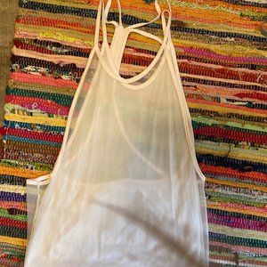 Mesh Work out Shirt with under Tank Top